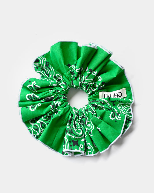 [IKUHO x 404] Hand Made Chouchou - Green
