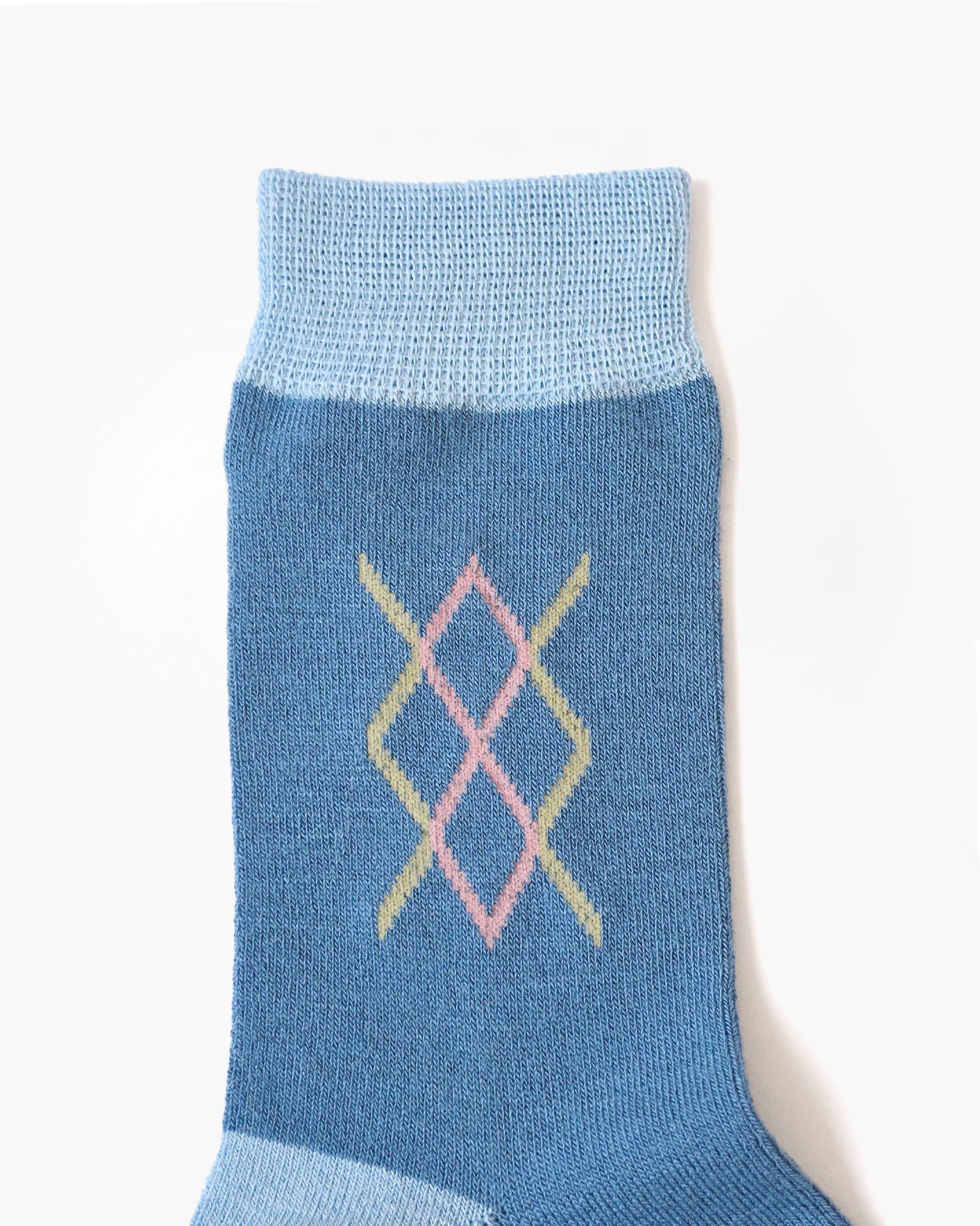 Argyle Socks - Blue