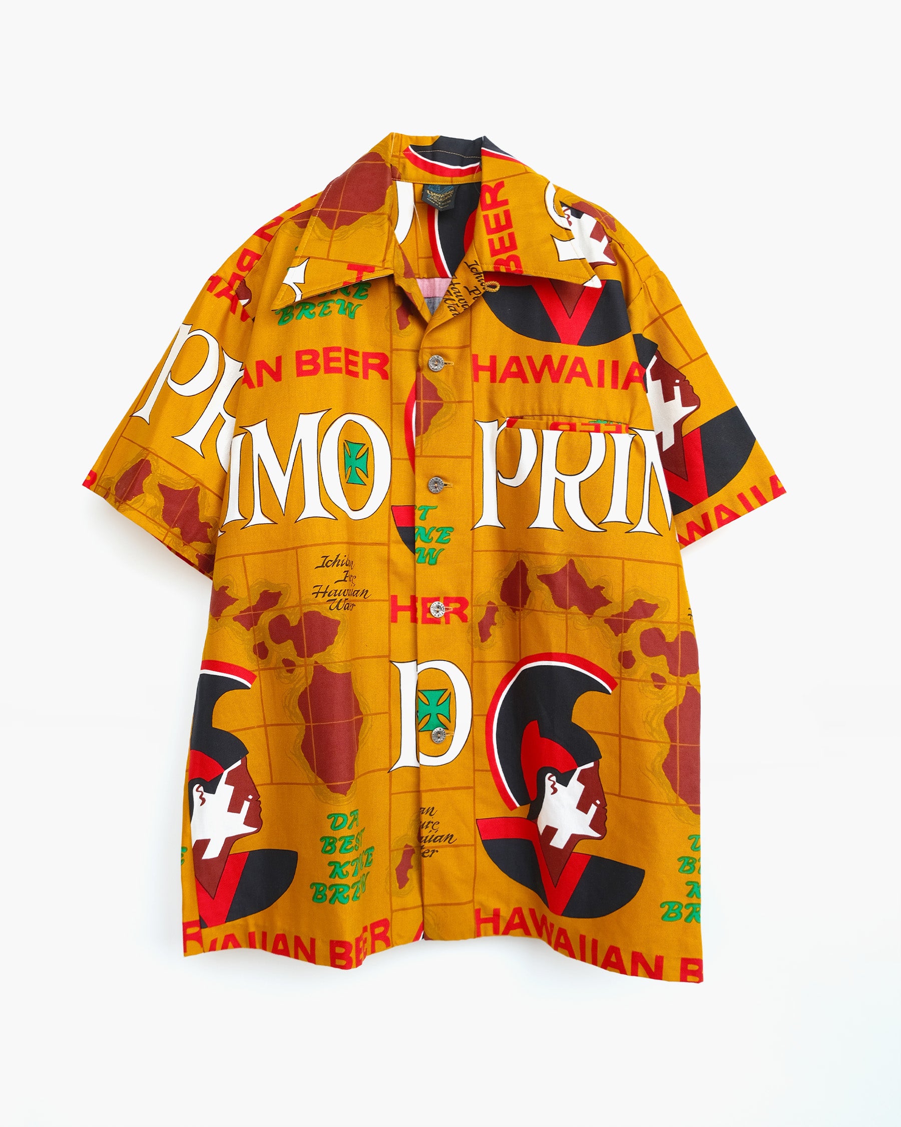 70's Patterned Cotton S/S Shirts