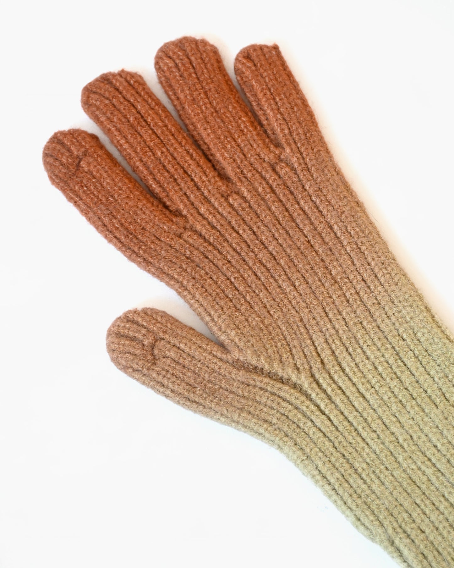 [404irregular] Gradation Gloves - Sand x Light Brown