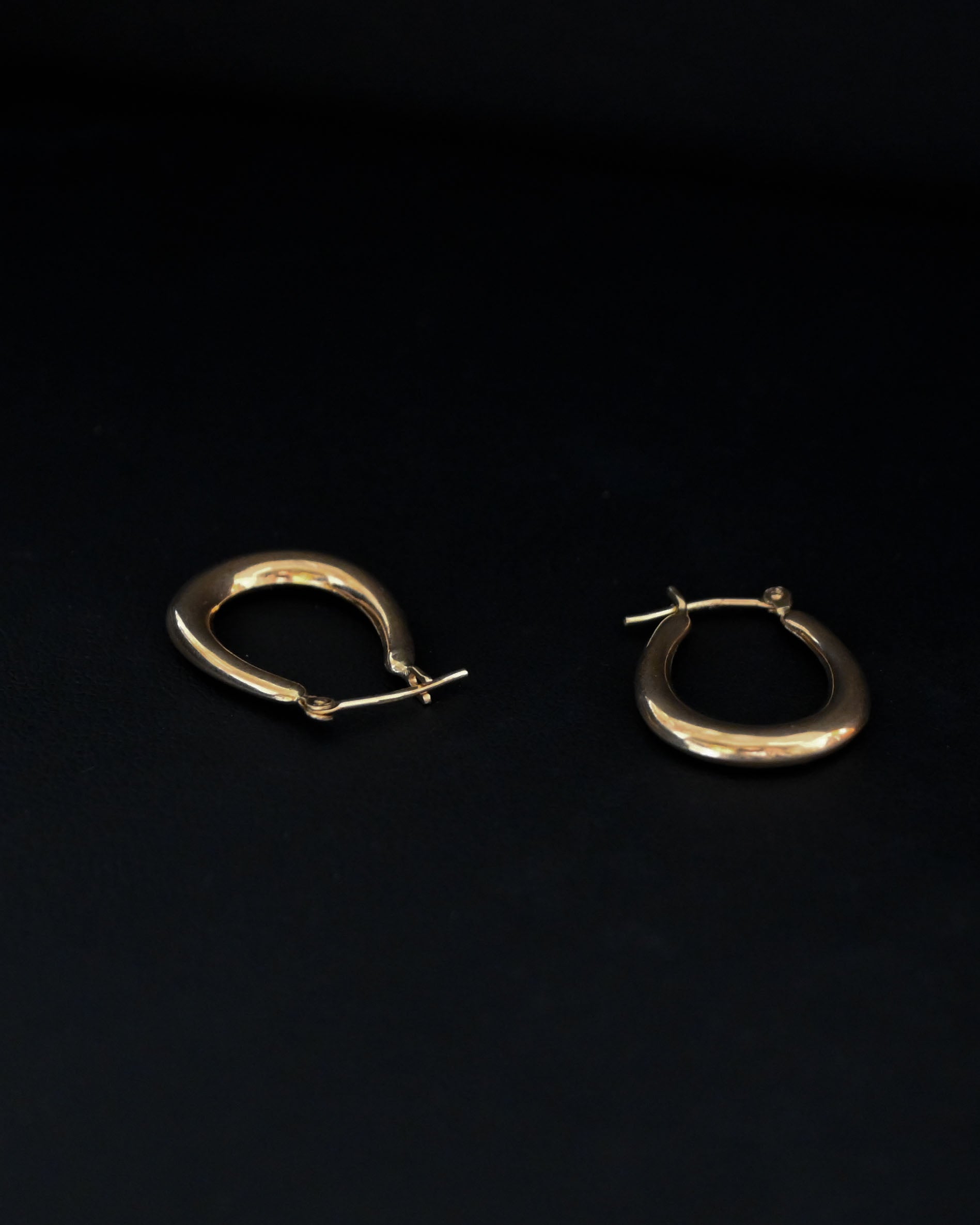 14K Gold Hoops