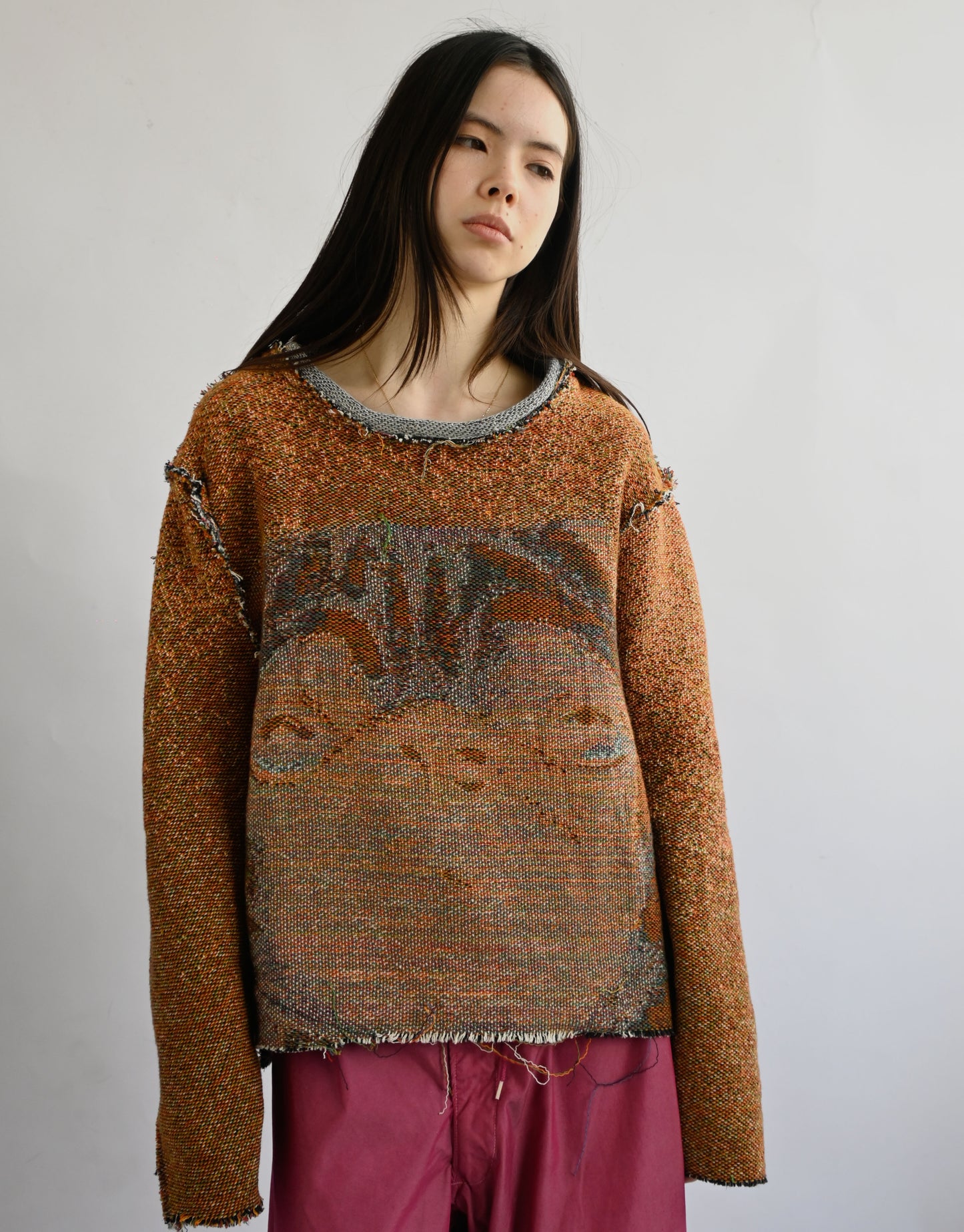 Animal Jacquard Sweatshirt