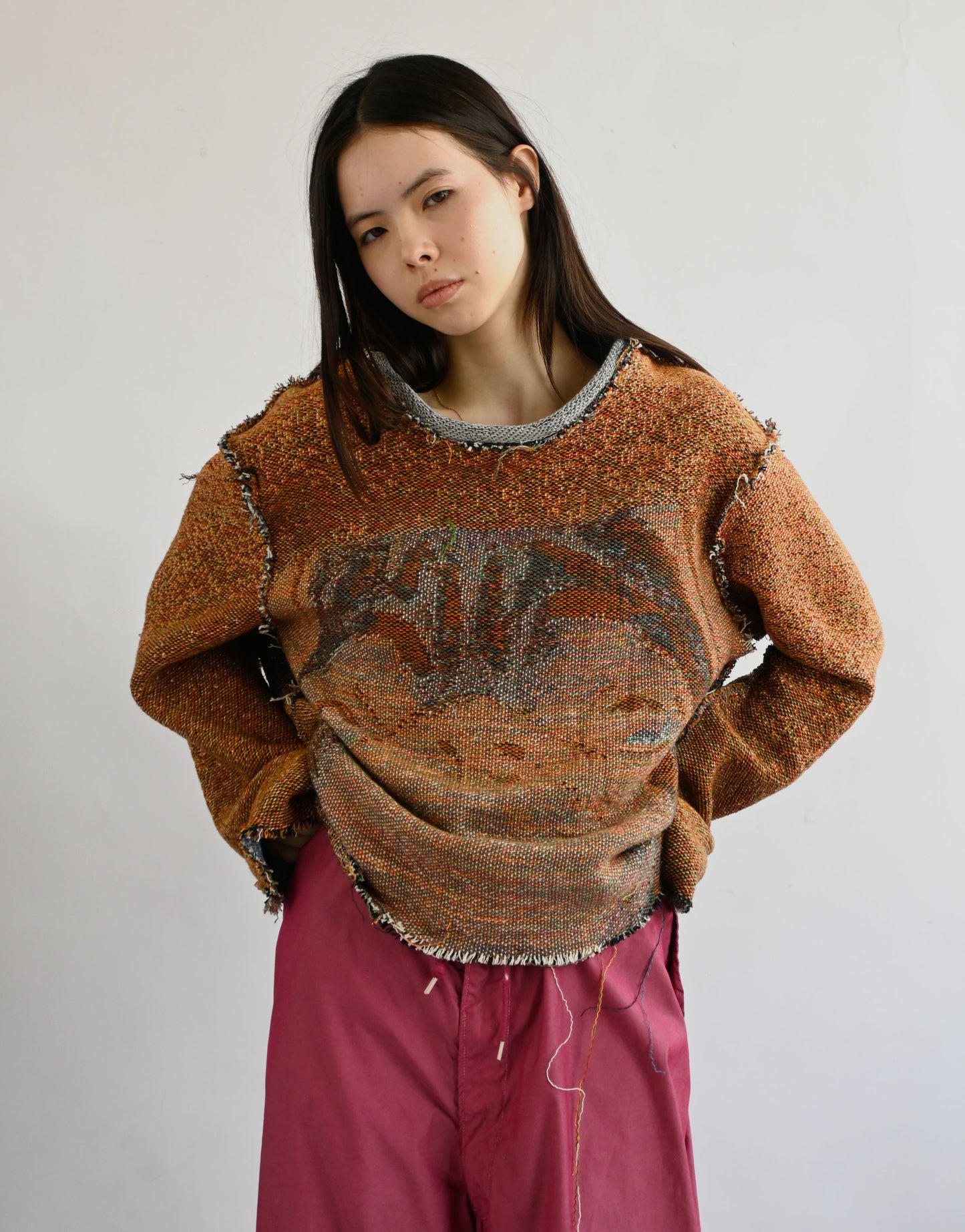 Animal Jacquard Sweatshirt