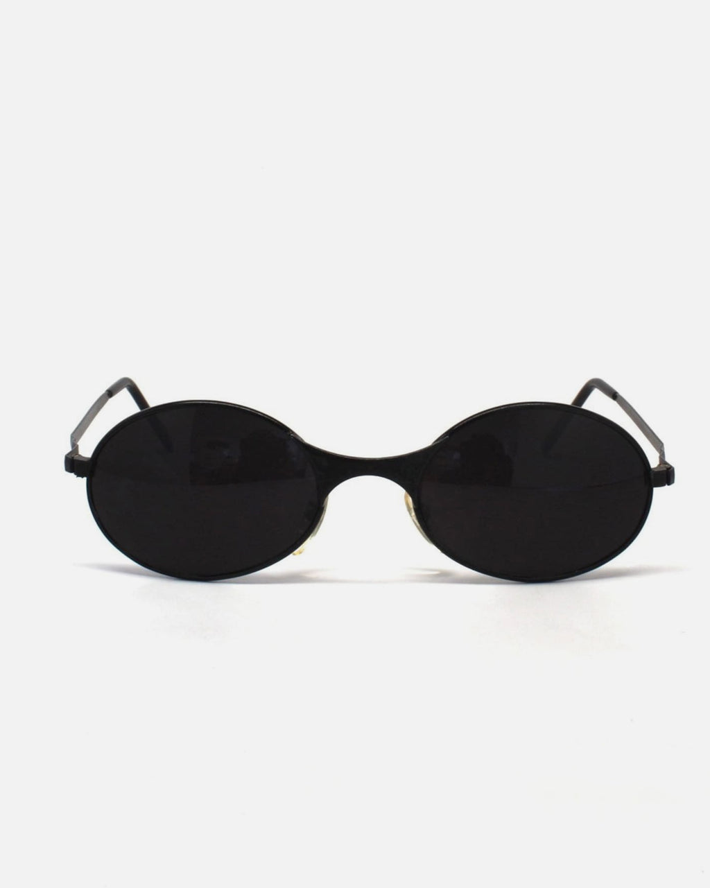 NOS Black Metal Frame Sunglasses