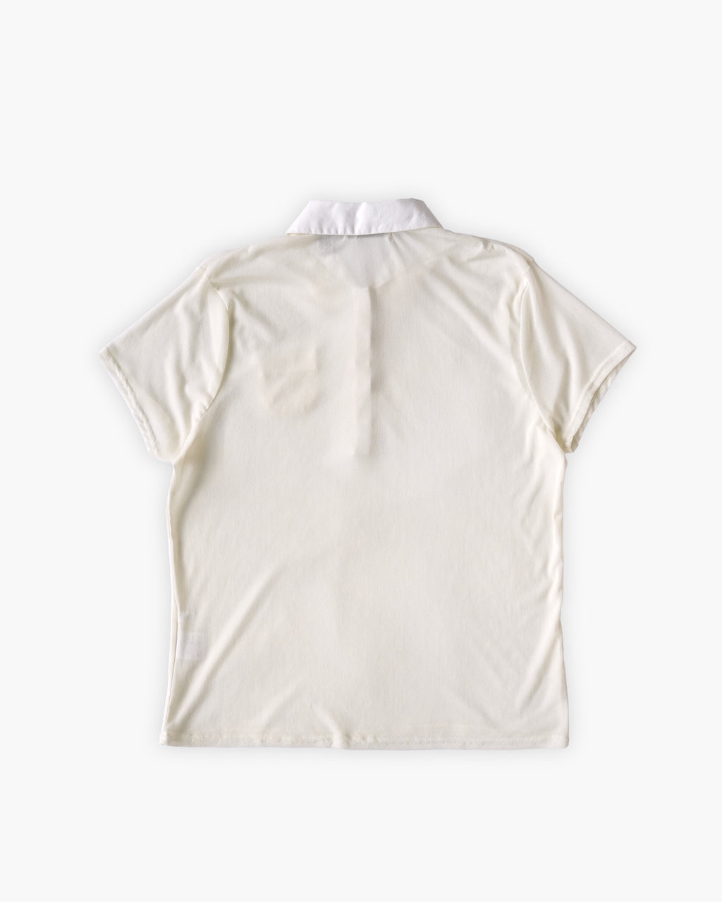 Sheer Short Sleeve Polo Top