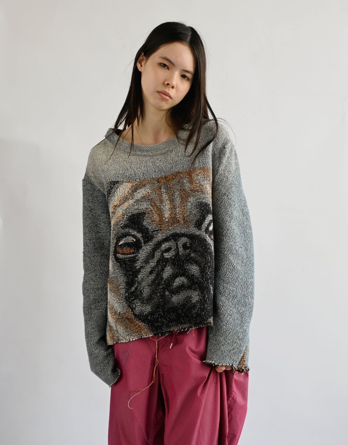 Animal Jacquard Sweatshirt