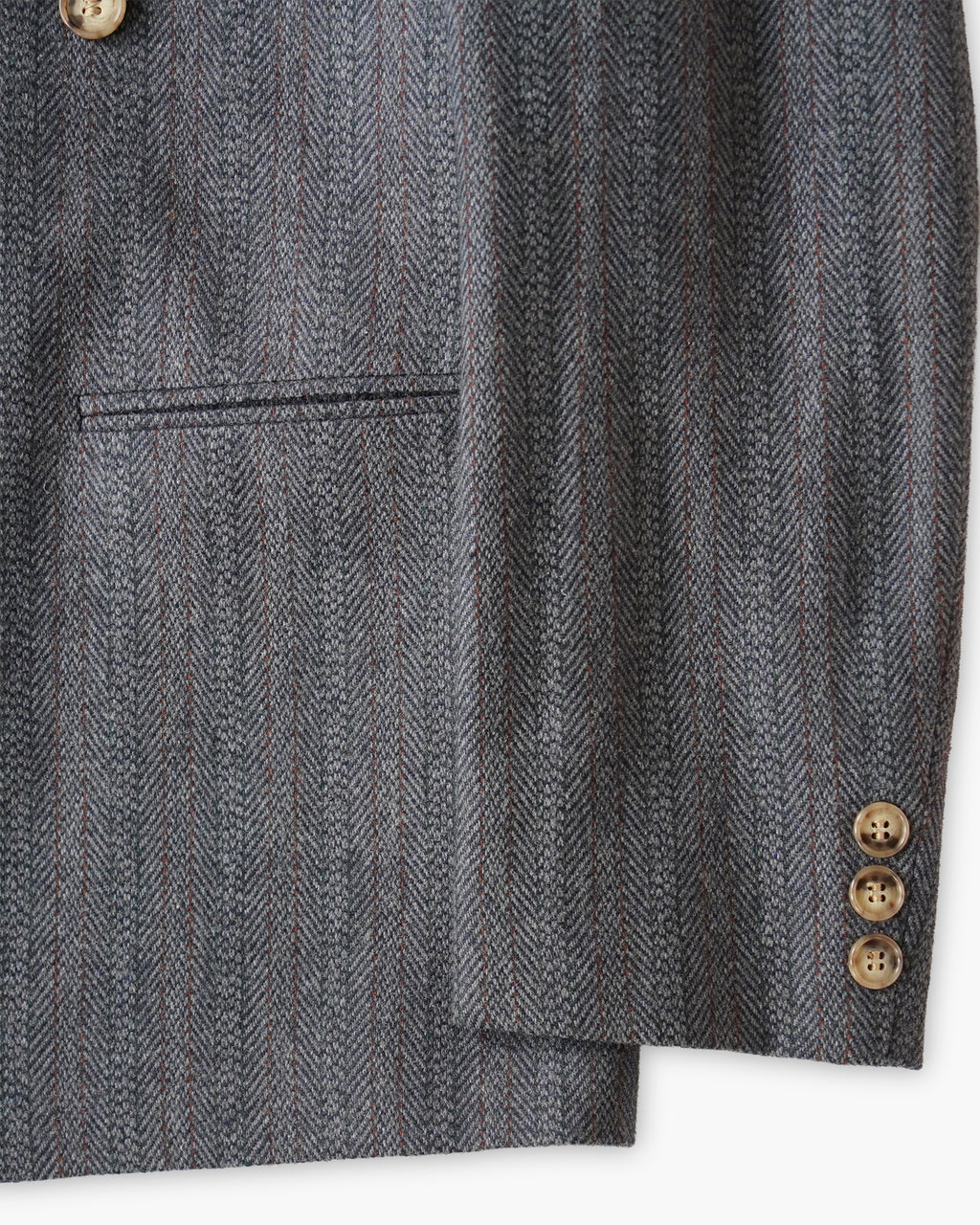 Herringbone Wool Blazer