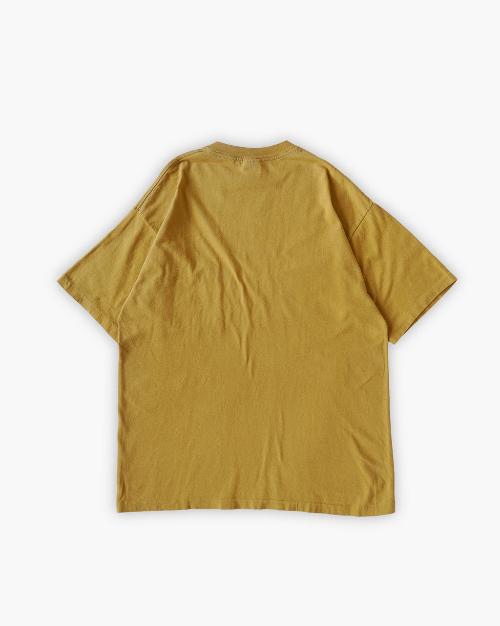 90s GAP Faded Pocket T-shirts - Mustard