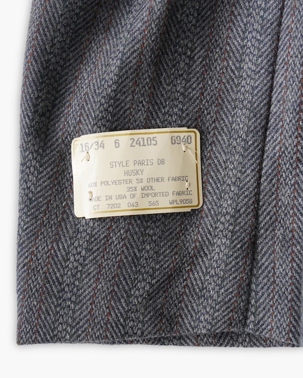 Herringbone Wool Blazer