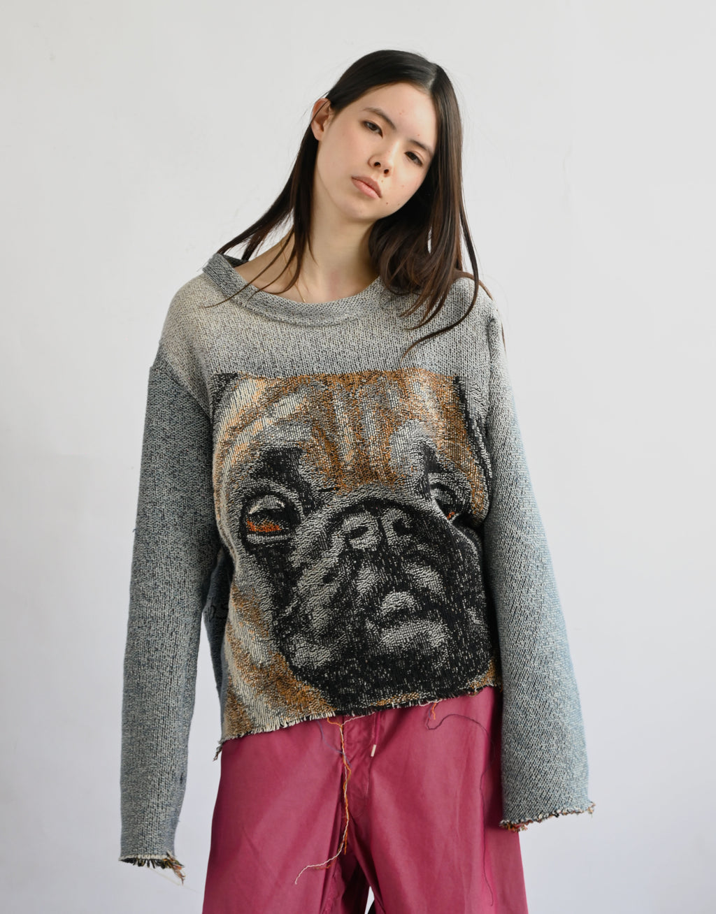 Animal Jacquard Sweatshirt