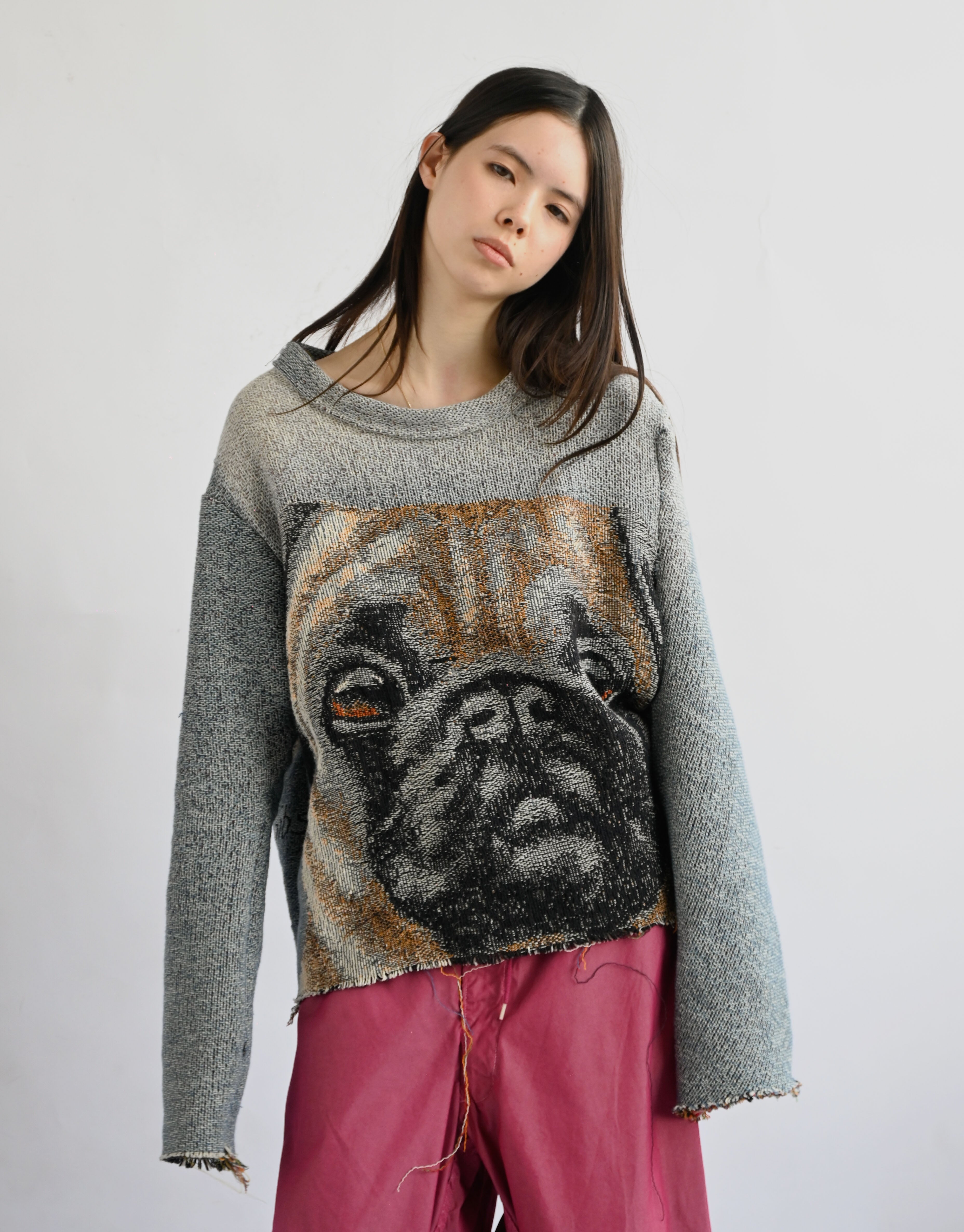 Animal Jacquard Sweatshirt