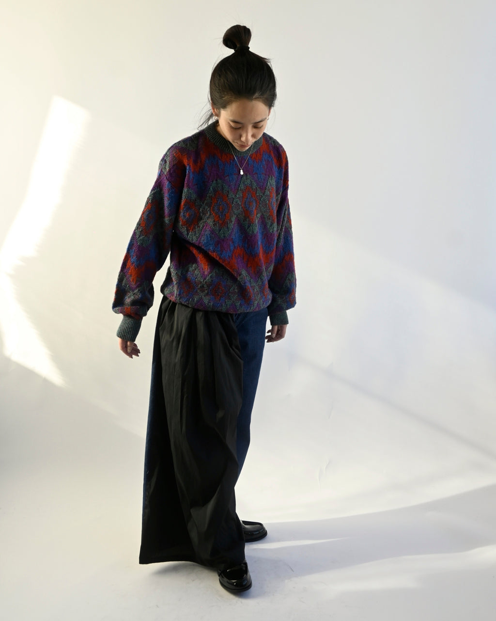 1980's Patterned Knit Sweater