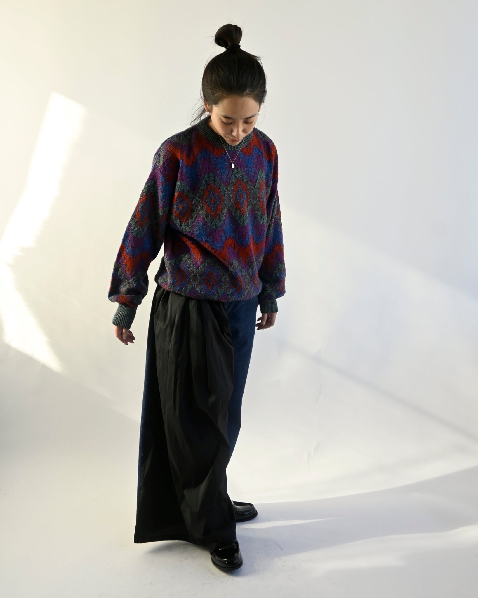 1980's Patterned Knit Sweater
