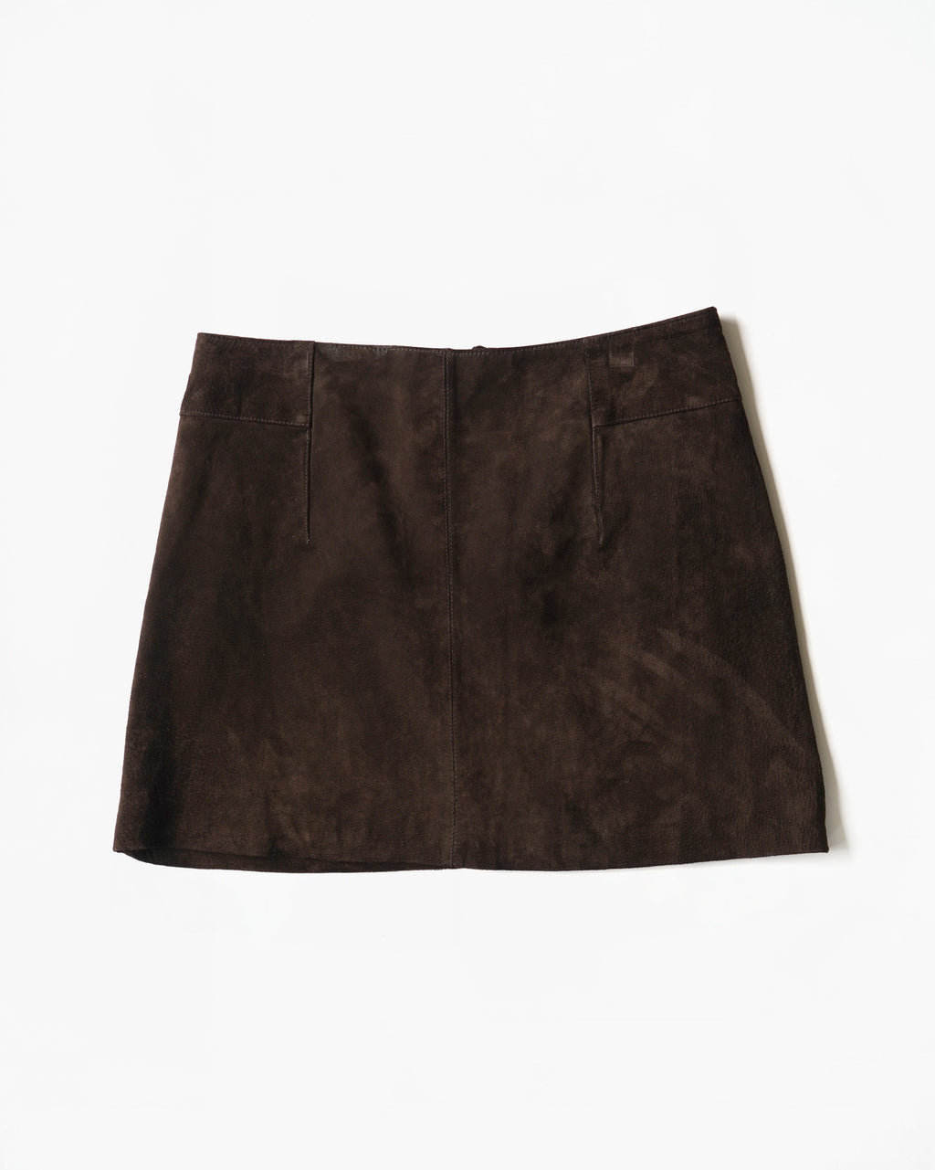 Suede Brown Mini Skirt