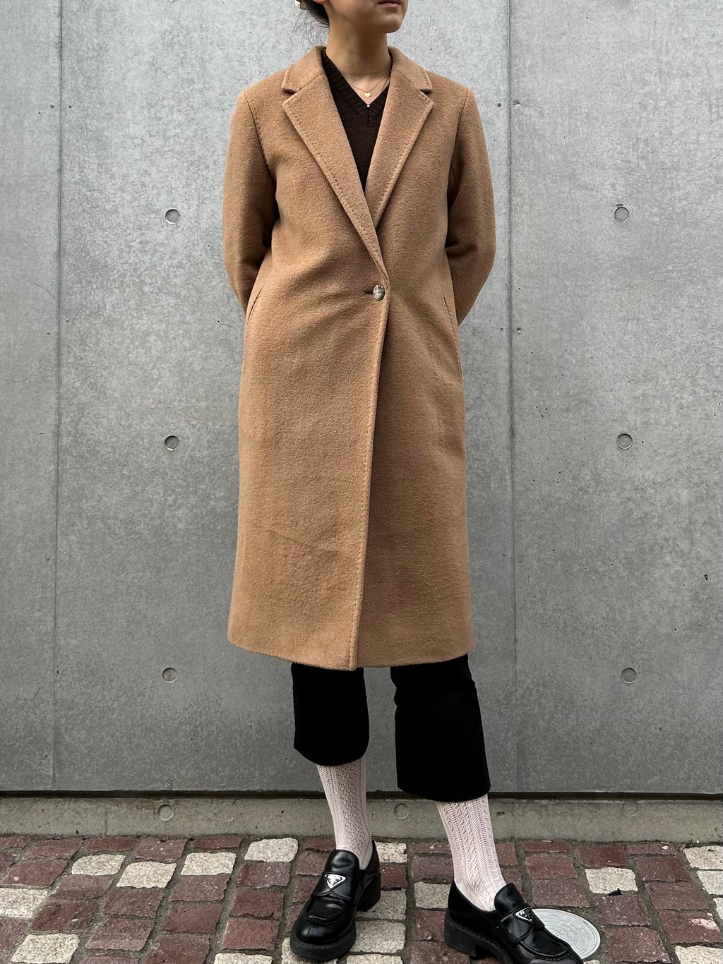Wool Tailored Single Coat
