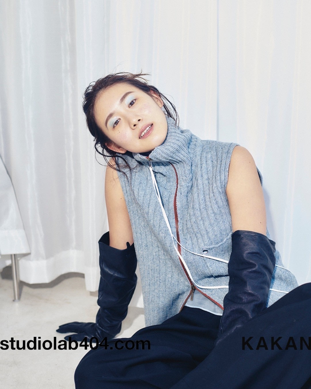 KAKAN x 404 Limited Edition Knit Drivers Vest 【Sophia】