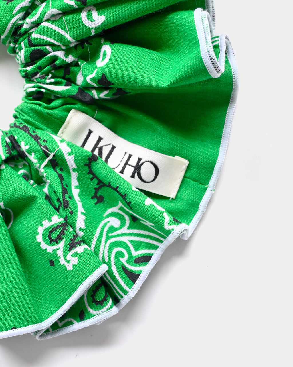 [IKUHO x 404] Hand Made Chouchou - Green