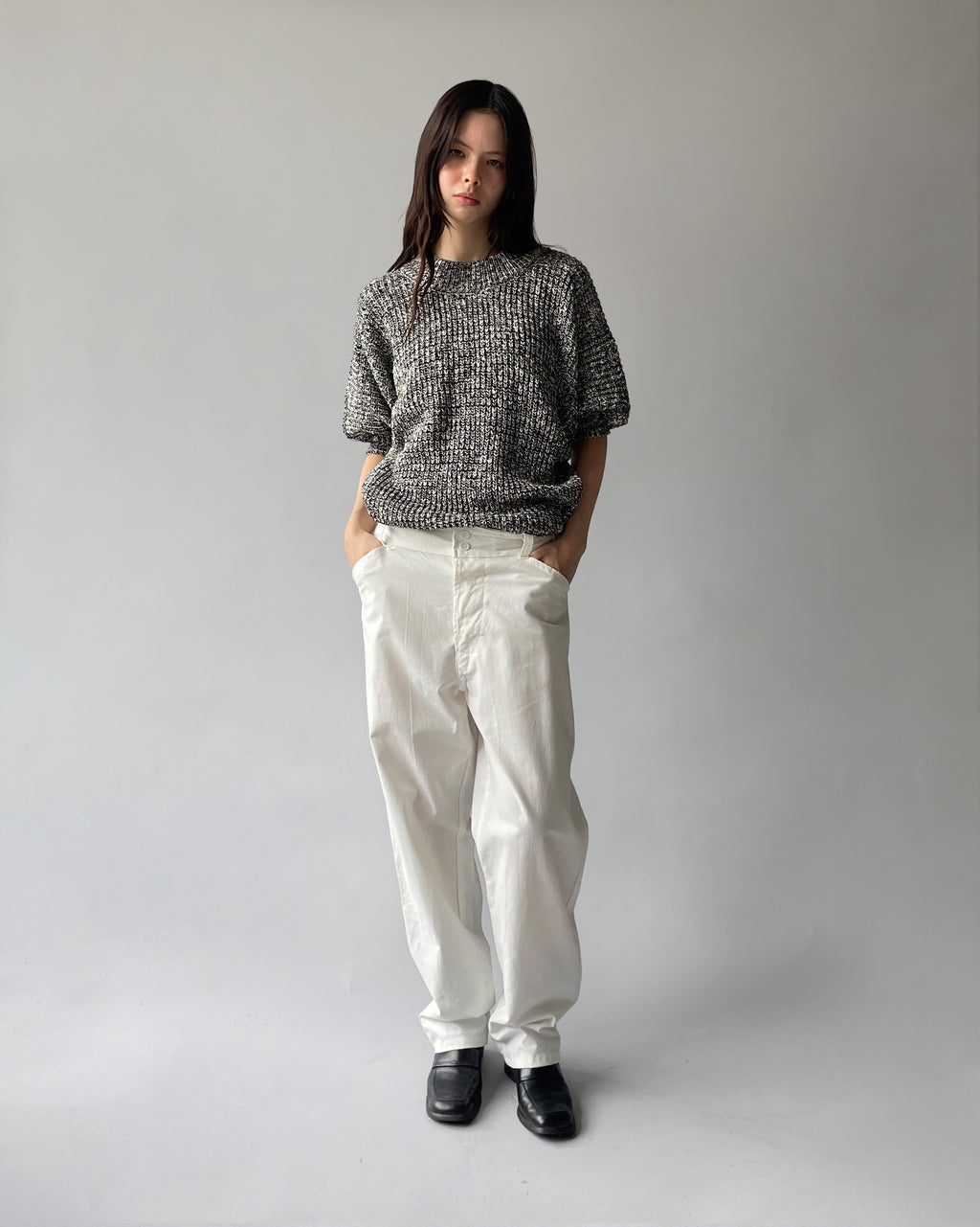 100% Cotton Srub S/S Sweater