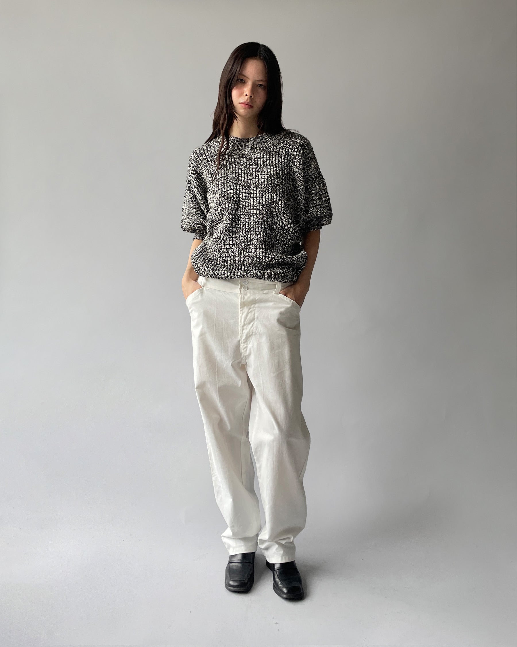 100% Cotton Srub S/S Sweater