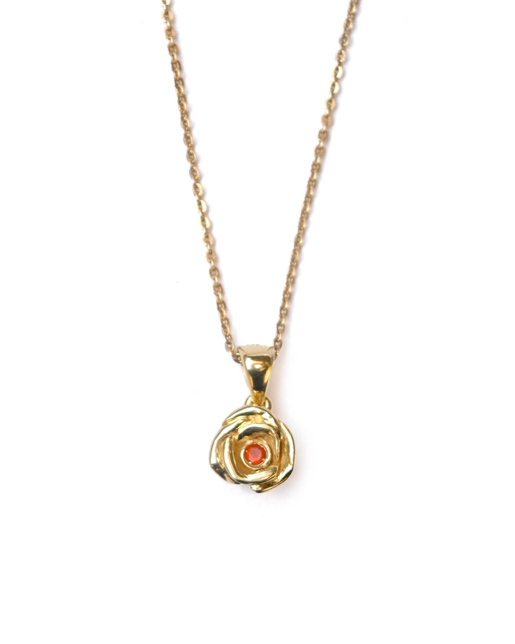 Valentine x 404 Baby Rose Charm - Gold