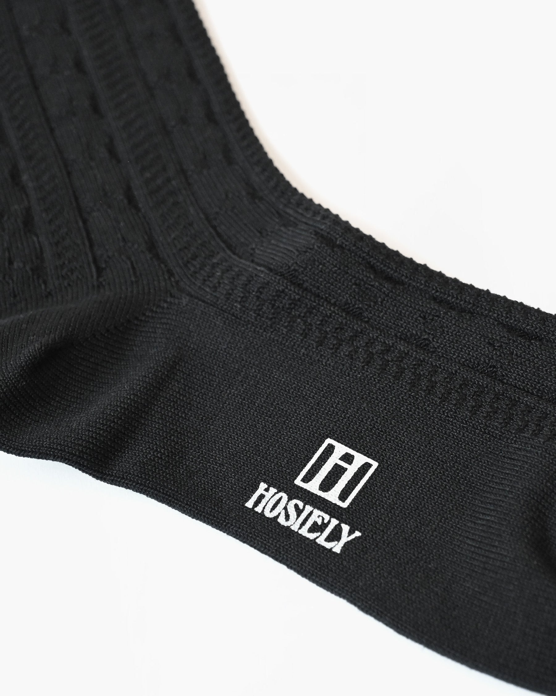 Cable Socks - Black