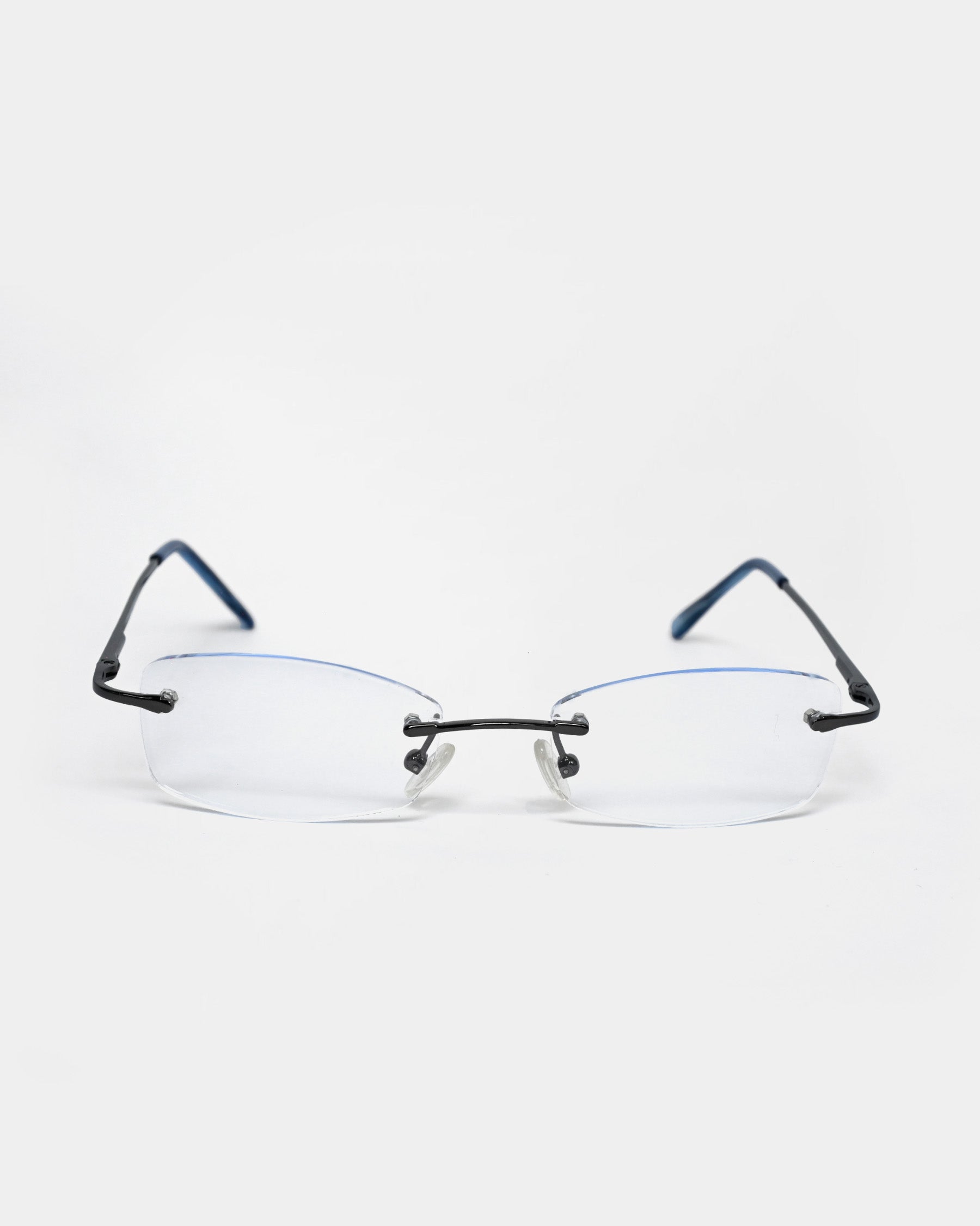 NOS 90s Light Blue Lens Framless Sunglasses