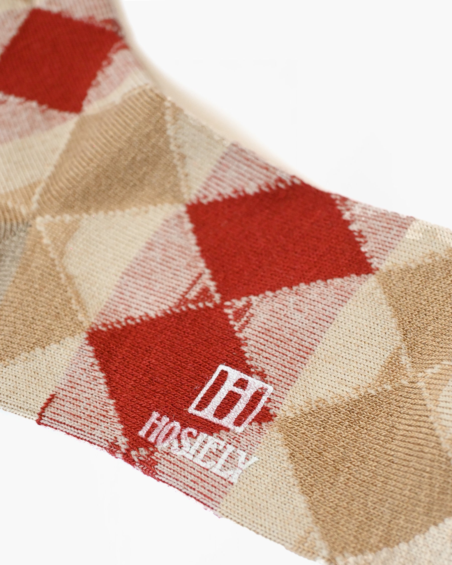 Diamond Socks - Beige