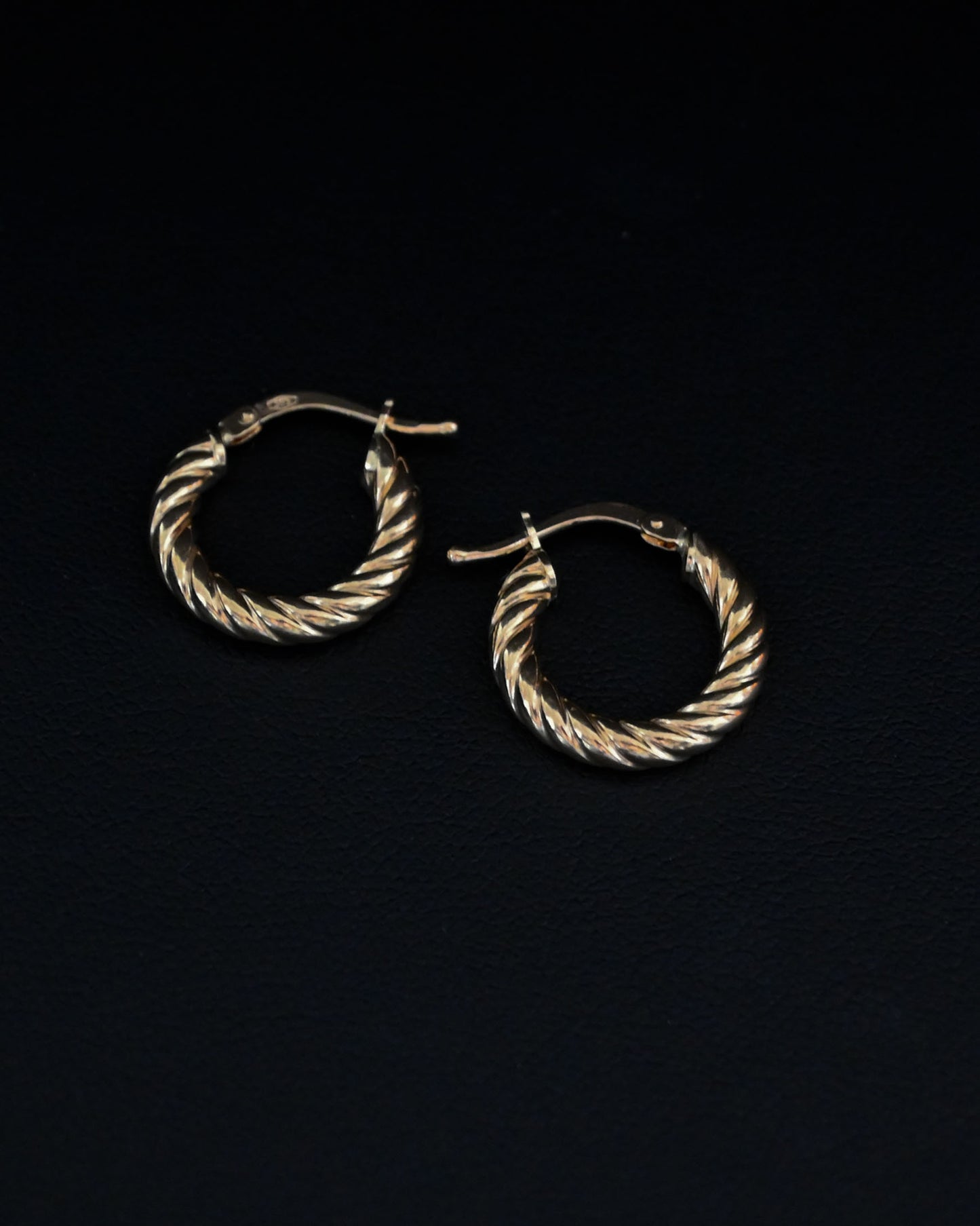 14K Gold Hoops