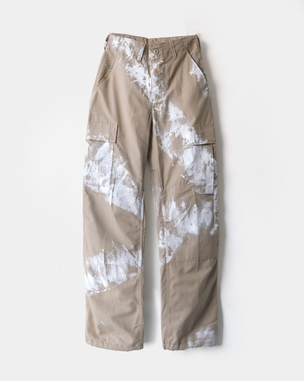 404irregular - Painted 6 Pockets Pants - Beige