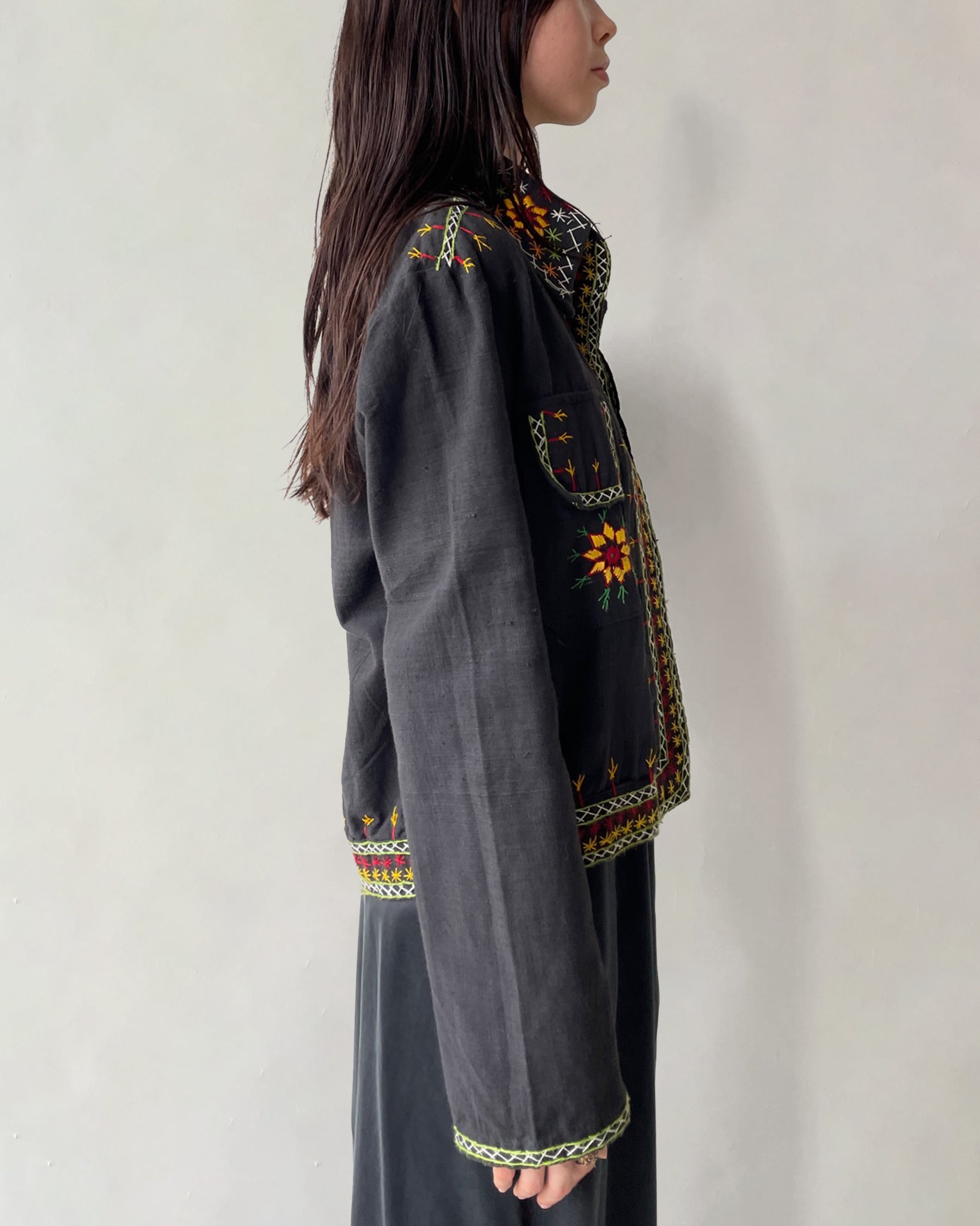 70'S Hand-Stitched Cotton Jacket