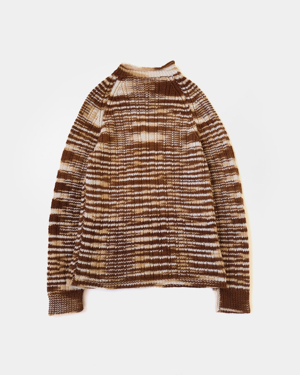 80s Roll Neck Sweater - Brown