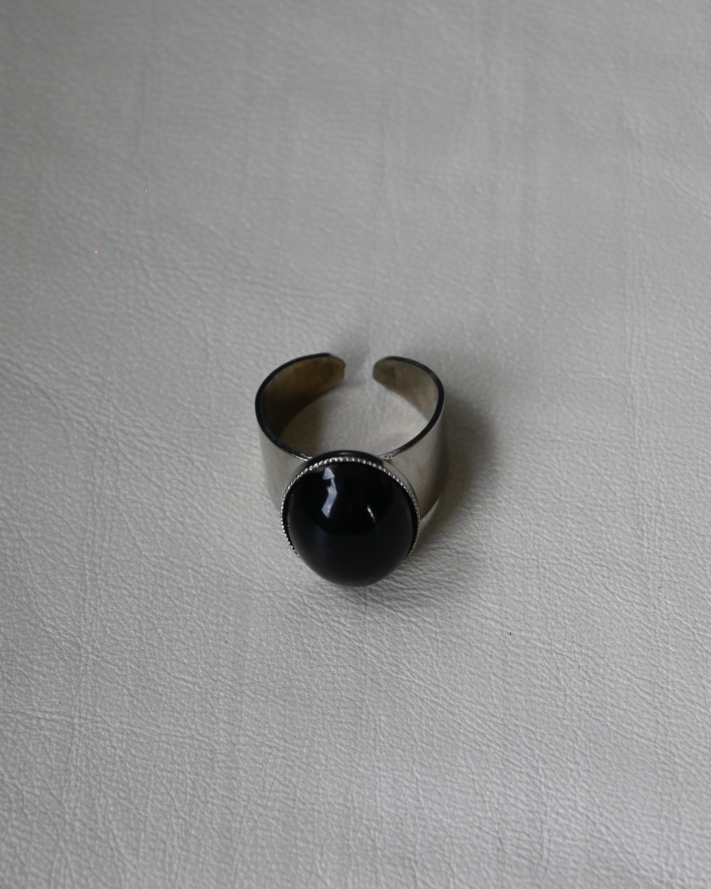 1970's Onyx Ring - Approx. 15号