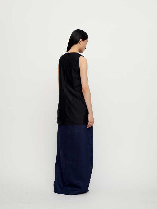 "RUOHAN" BLACK HYDRA TOP