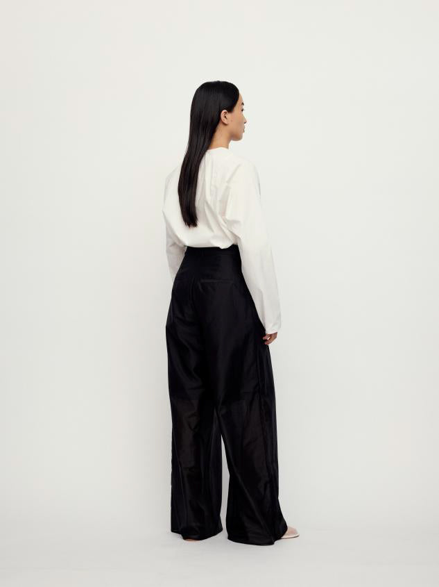 "RUOHAN" BLACK SUIT PANTS