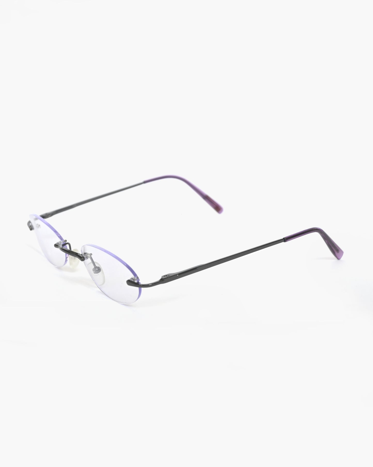 NOS 90s Frameless Glasses with Light Purple