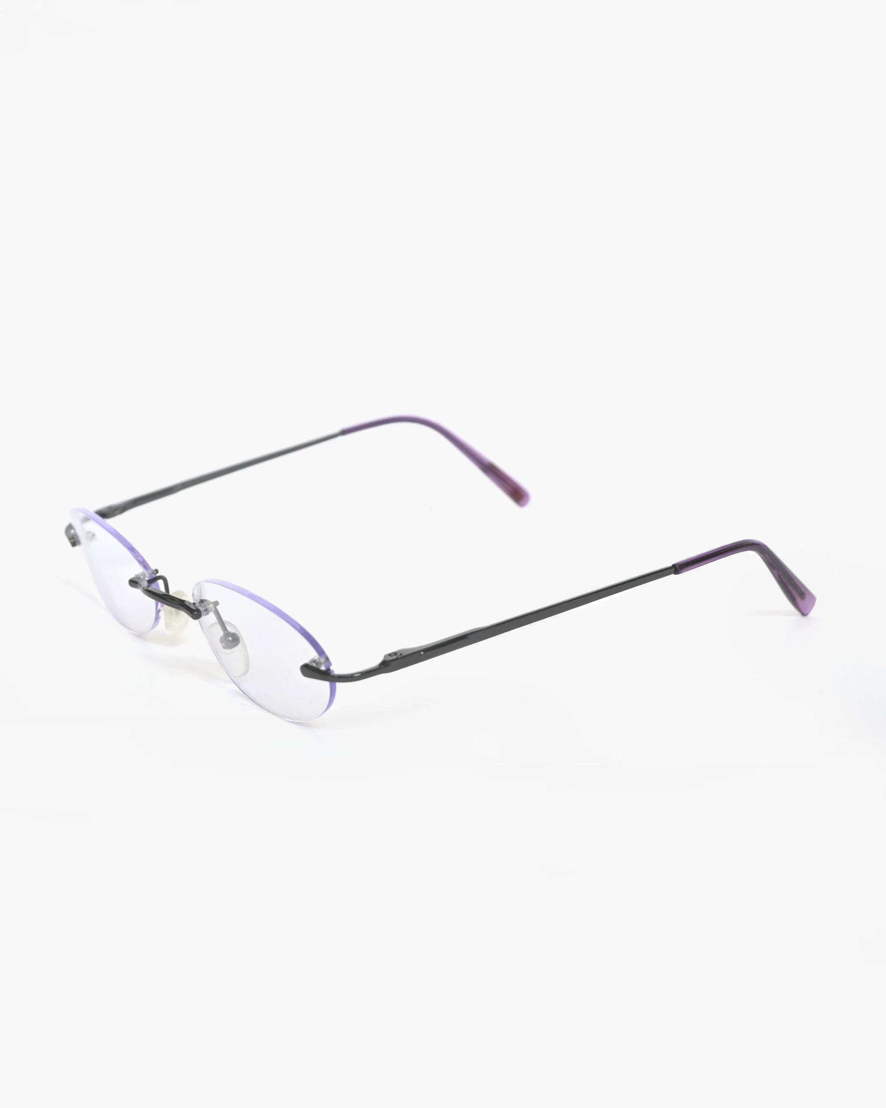NOS 90s Frameless Glasses with Light Purple