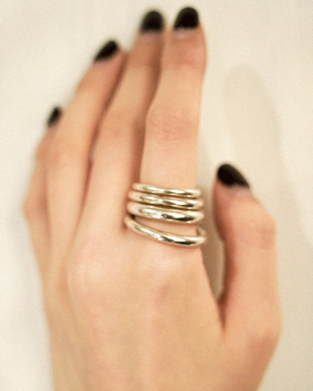 Simple 4-Piece Ring Set (SVR-25029)