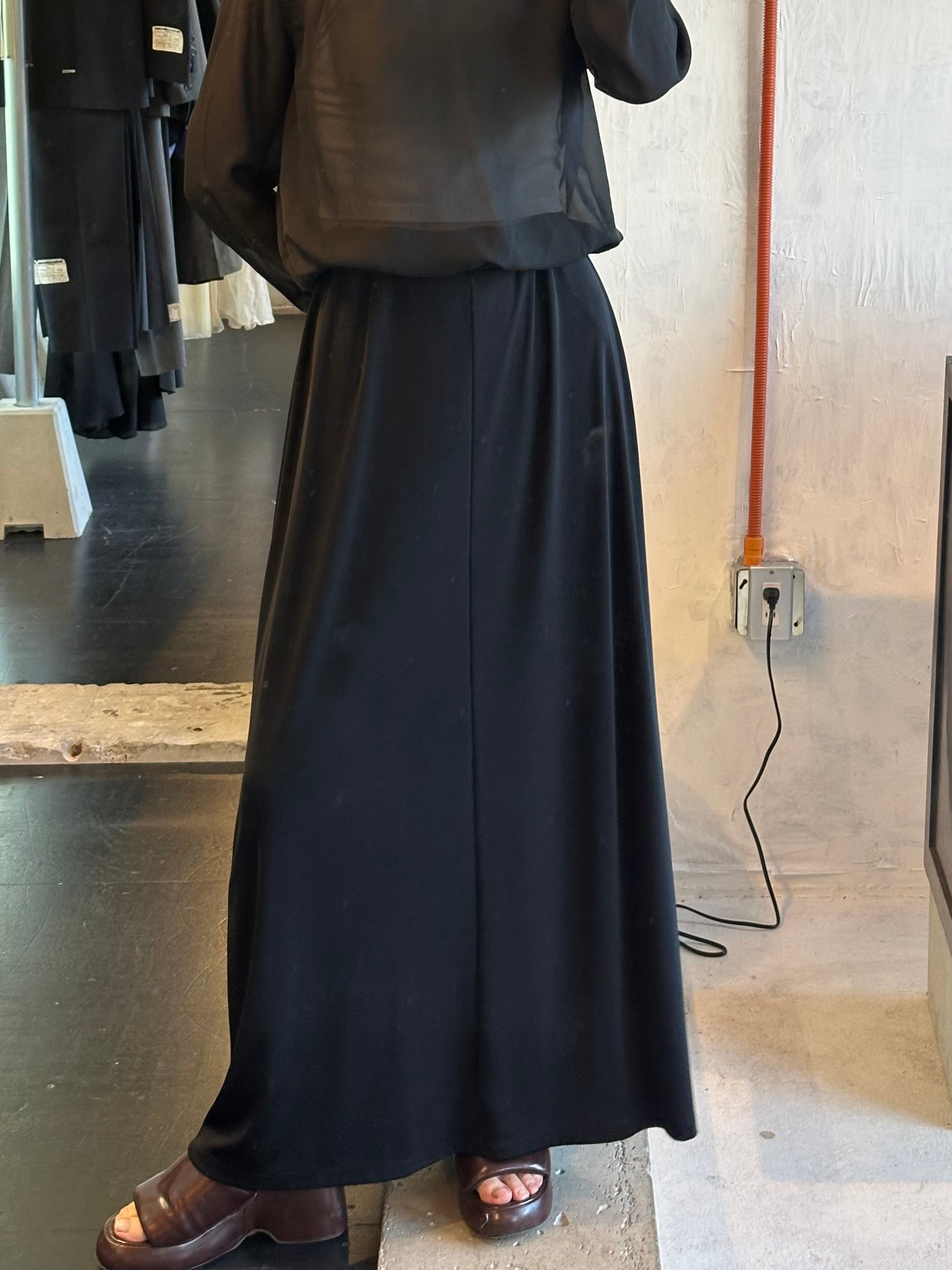 Stretch Rib Jersey Skirt