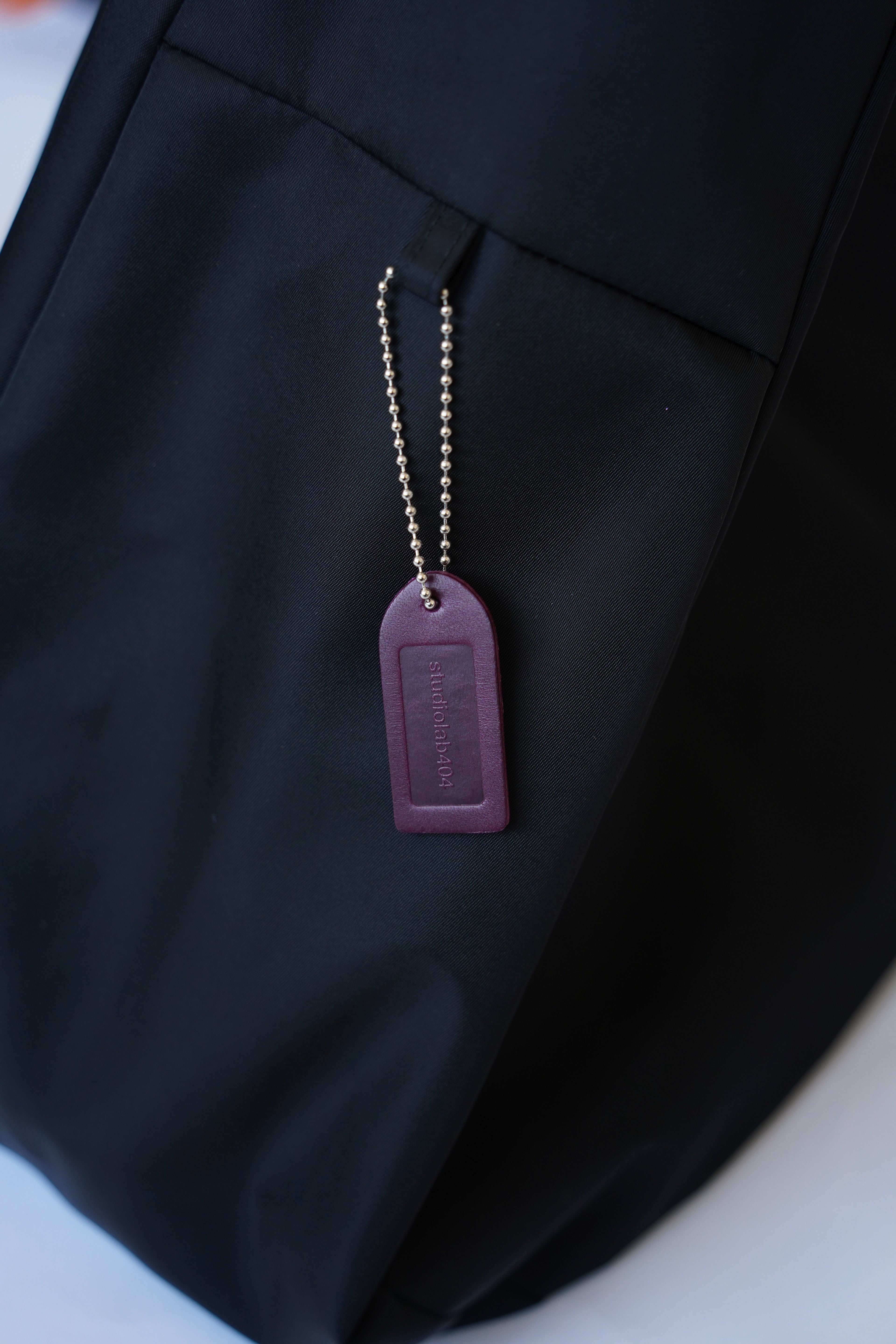 "studiolab404.com"  Leather Charm