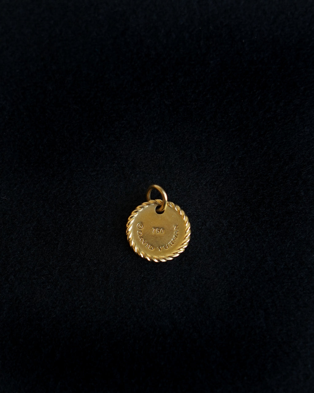 14K Gold Coin Charm
