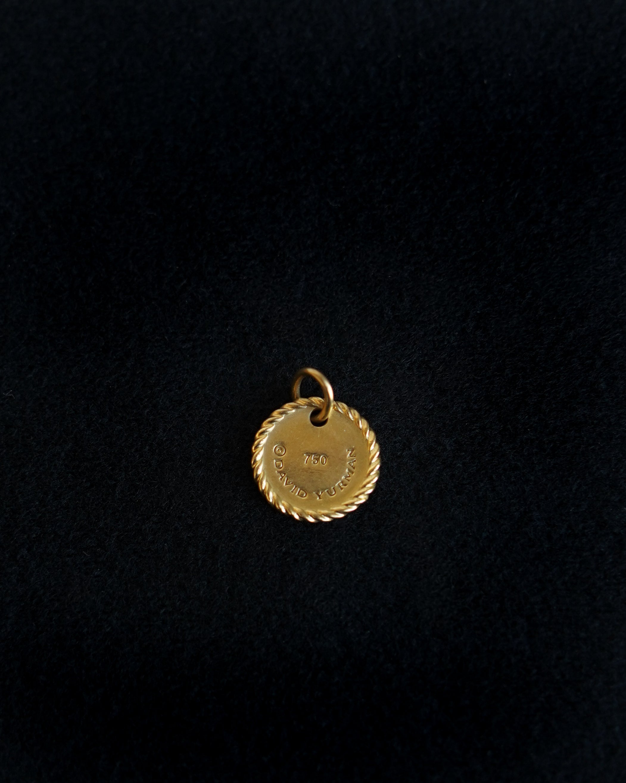 14K Gold Coin Charm