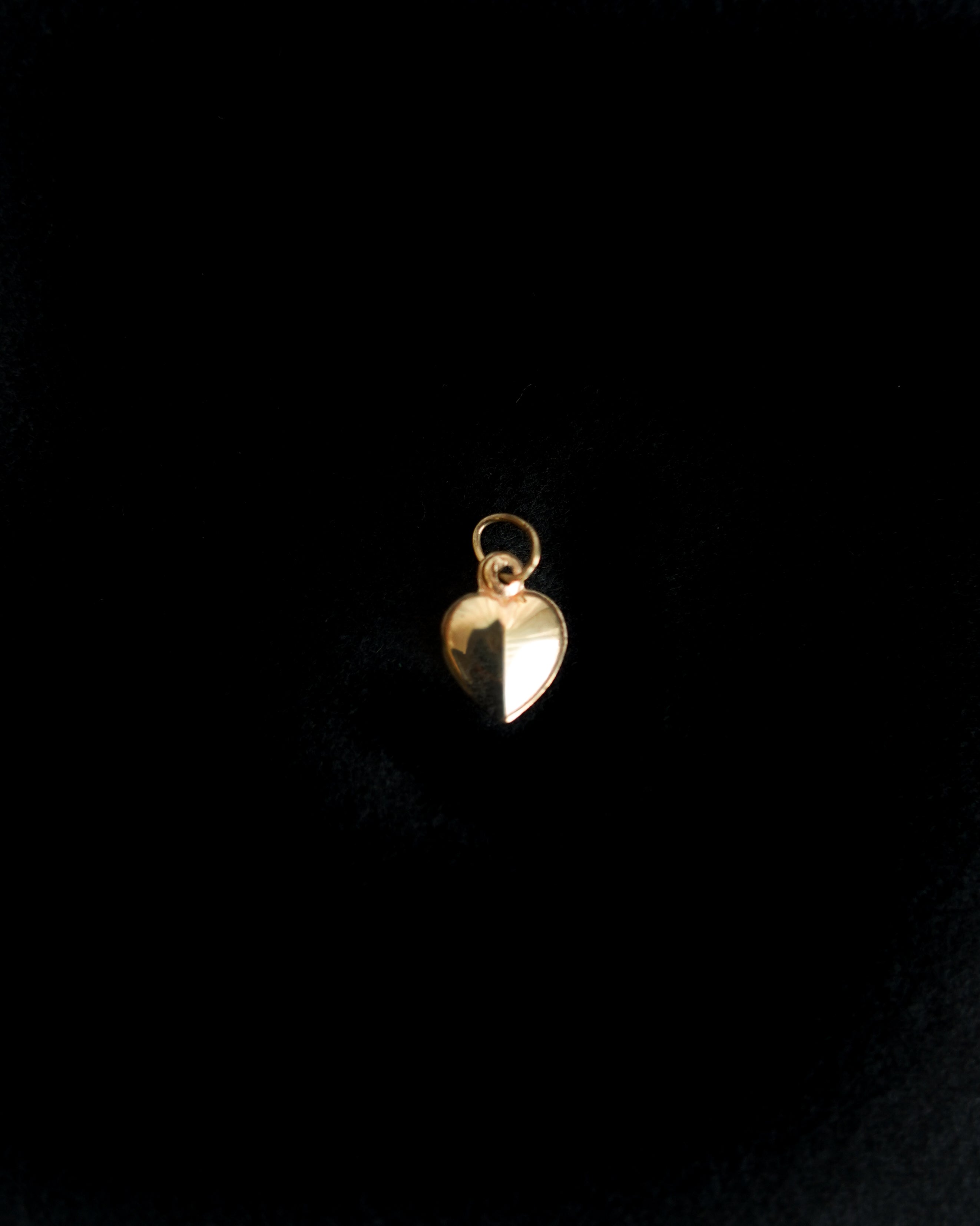 14K Gold Heart Charm