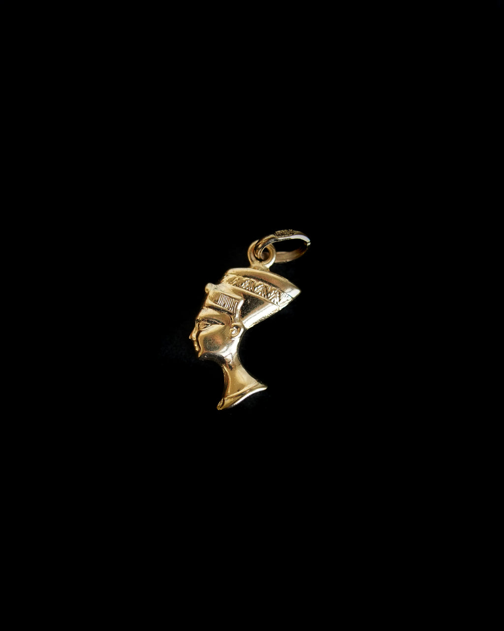 14K Gold Nefertiti Charm