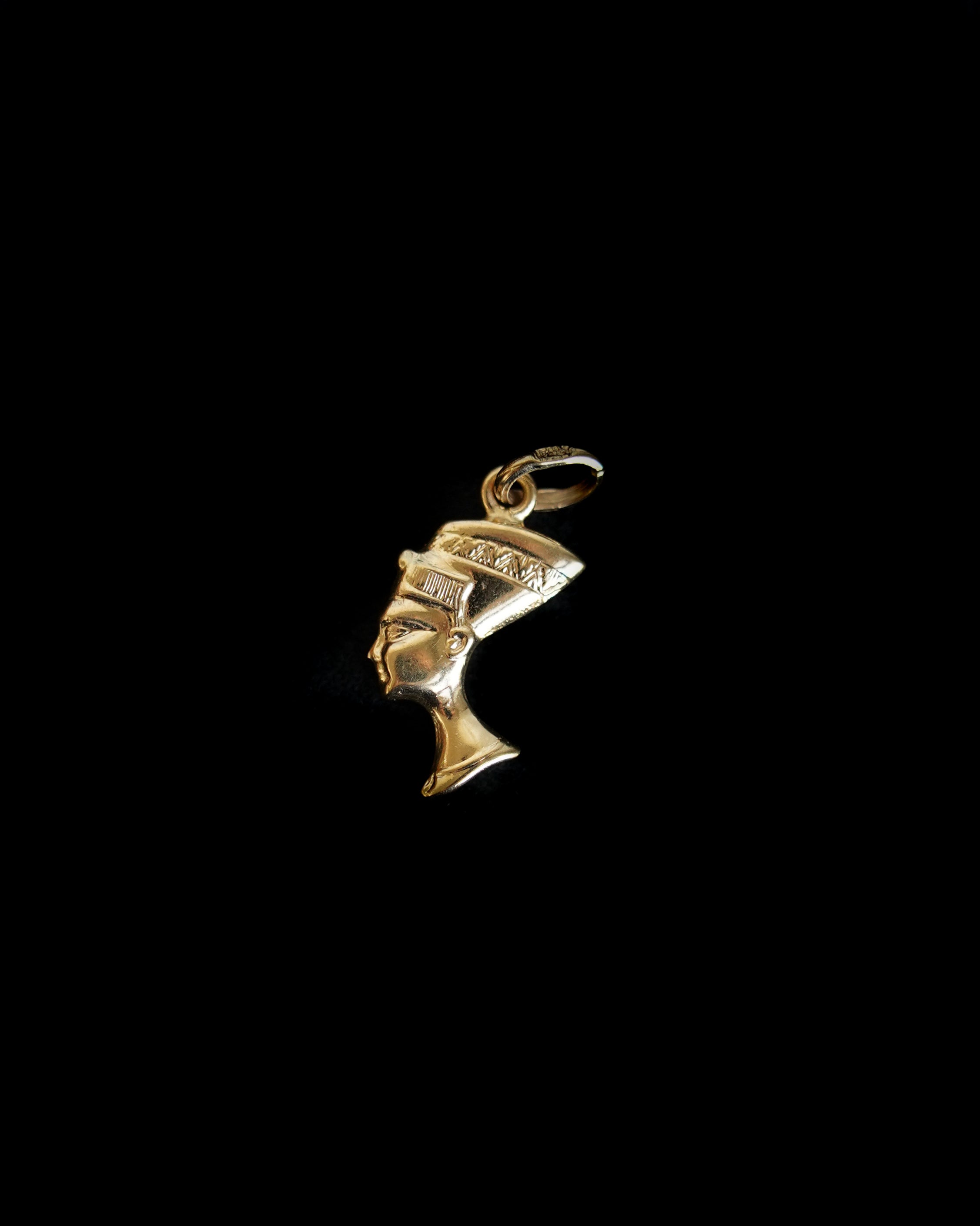 14K Gold Nefertiti Charm