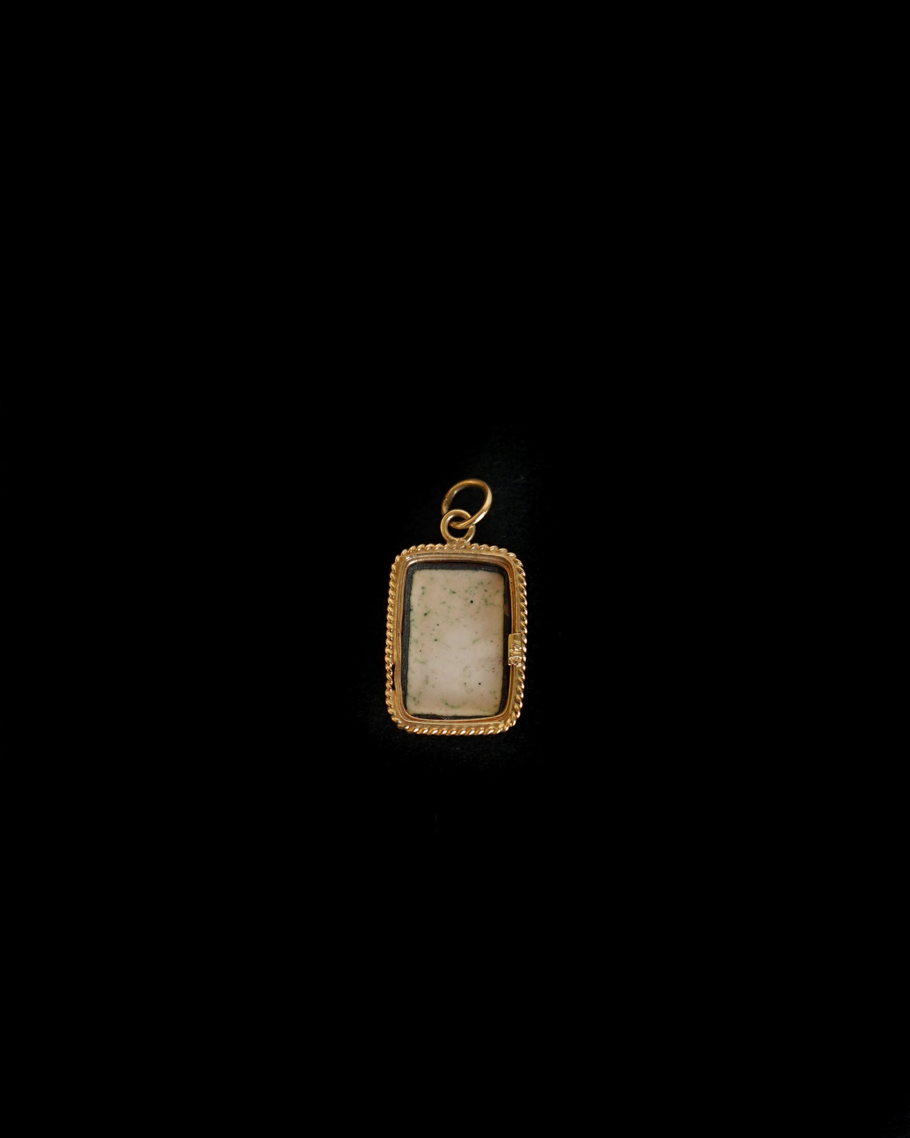 14k Victorian Angel Charm