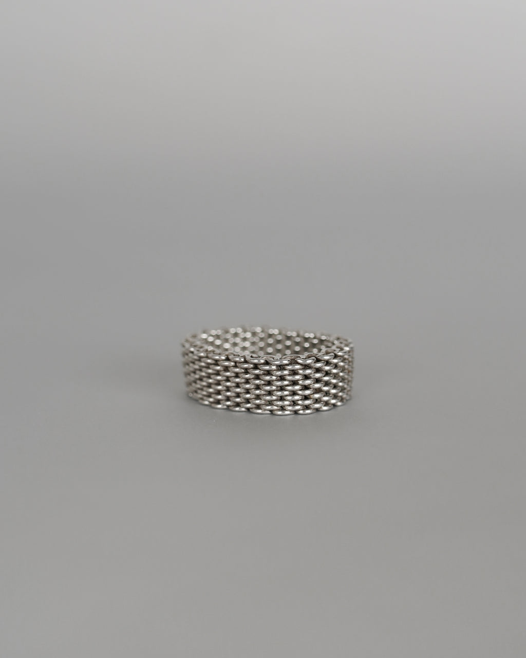 Slim Mesh Band Ring - Size 15.5 (SVR25027-2)