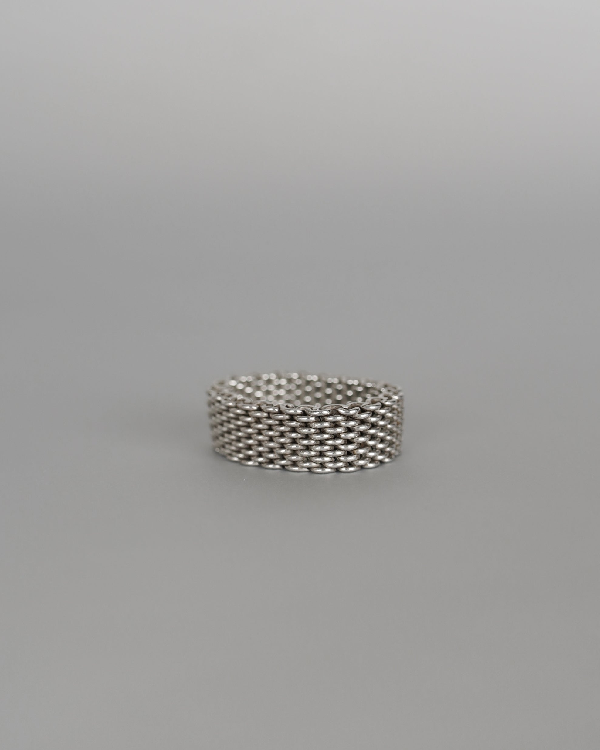 Slim Mesh Band Ring - Size 16.5 (SVR25027-3)