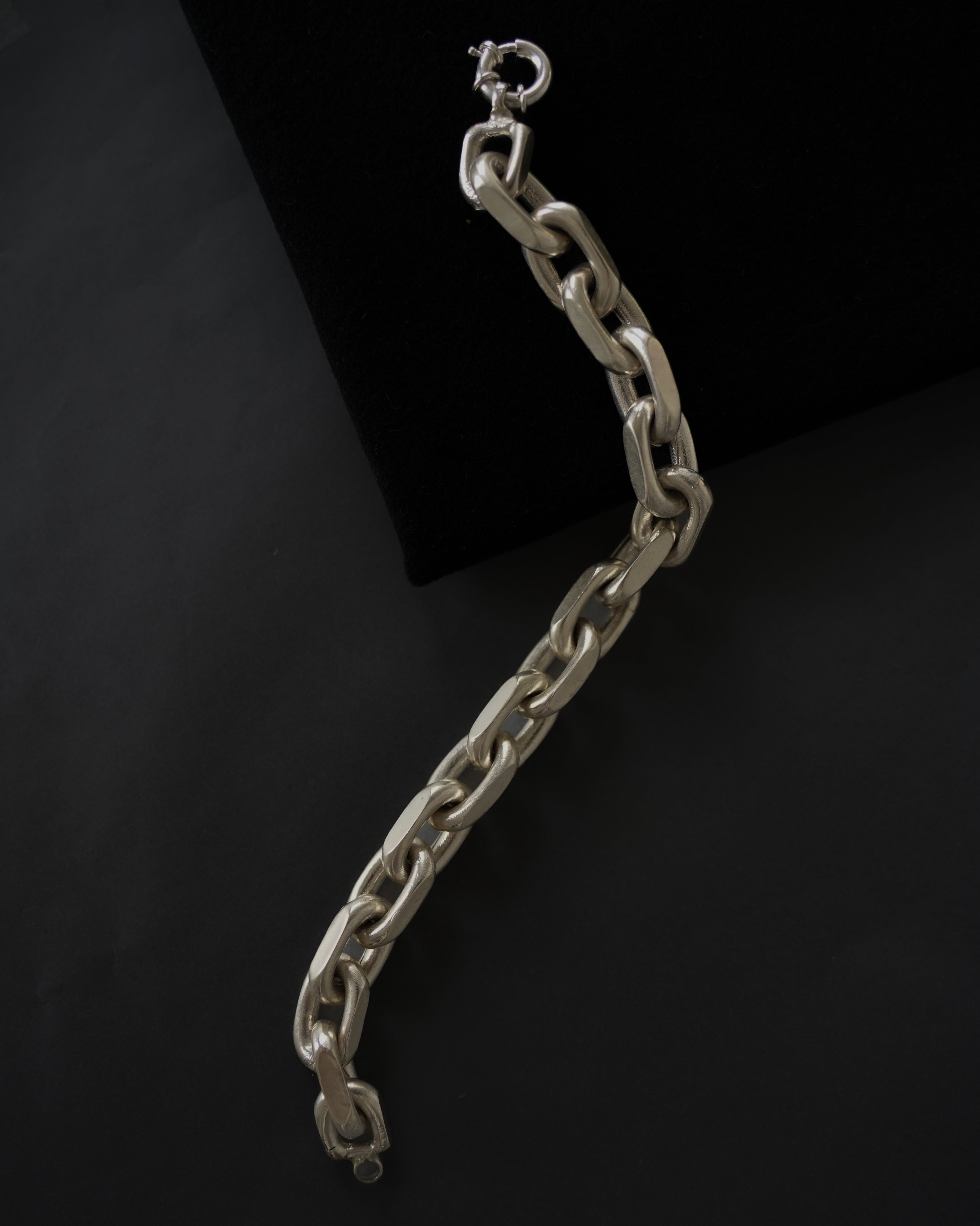 Solid Chain Silver Bracelet (SVBL25021-2)