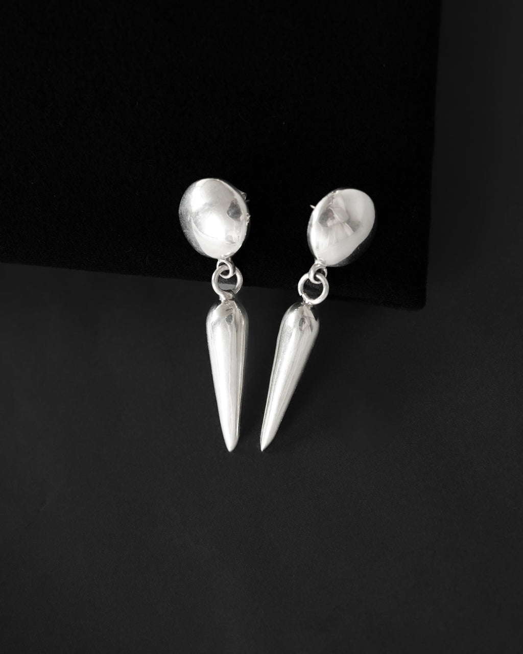 Taper Silver Earrings (SVE-2502)