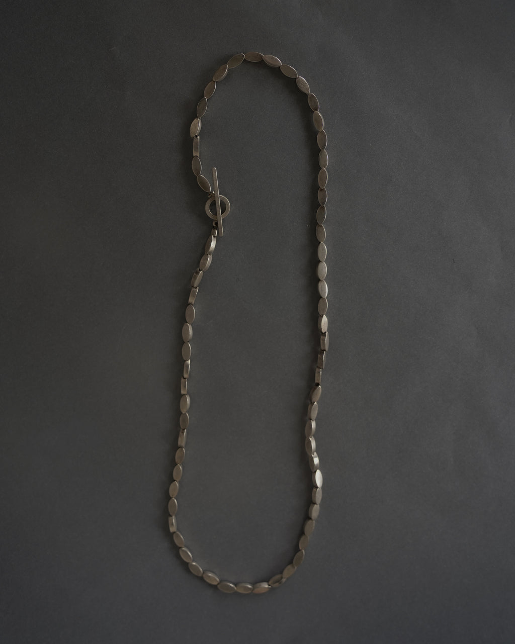 Flat Disk Chain Necklace (SVNL25002-1)